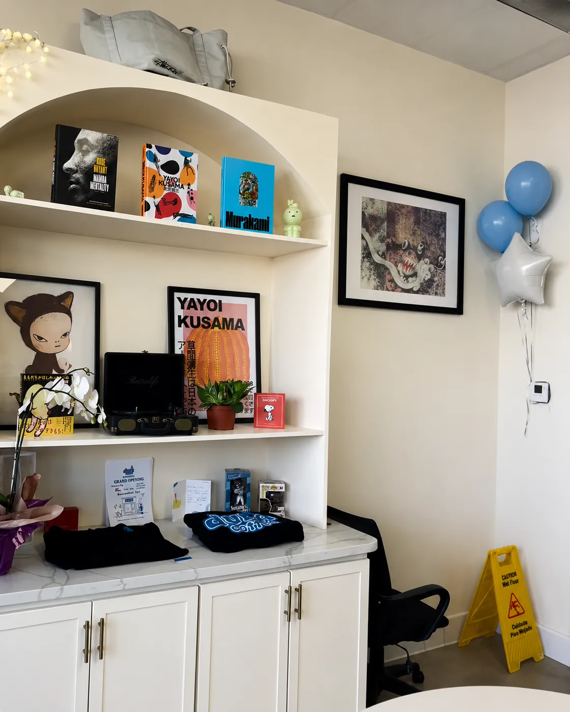 Inside the Dura Coffee room